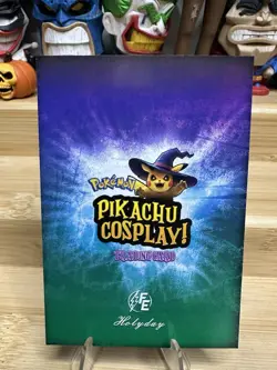 Demon Slayer (Pikachu) #E18 Purple Holo Box Hit Pokemon Pikachu Cosplay - Image 2