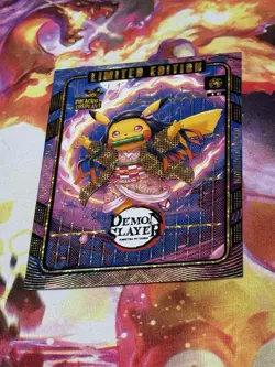 POKEMON PIKACHU COSPLAY! * DEMON SLAYER * NO.2 * LIMITED EDITION BOX TOPPER* - Image 1