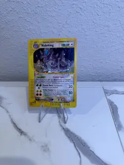 Pokemon Nidoking Aquapolis Holo , 150/147 - Crystal Nidoking creased - Image 4