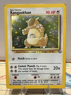 Pokemon TCG Kangaskhan Jungle 5/64 Holo Unlimited Holo Rare - Image 1