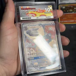 Pokemon Charizard GX Sv49/Sv94 Full Art Hidden Fates Shiny ACE 10 GEM MINT - Image 3