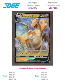 Dragonite V 049/078 Pokemon TCG Ultra Rare Pokemon GO Near Mint - Image 1