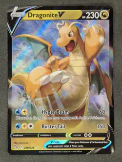Dragonite V 049/078 Pokemon TCG Ultra Rare Pokemon GO Near Mint - Image 3