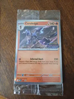 Pokemon Phantasmal Flames STAFF Prerelease Promos Set of 4 Sealed - Image 1