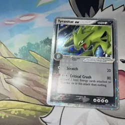 Pokemon Tcg Tyranitar EX 17/17 Holo - POP Series Promos - HP condition rare - Image 2