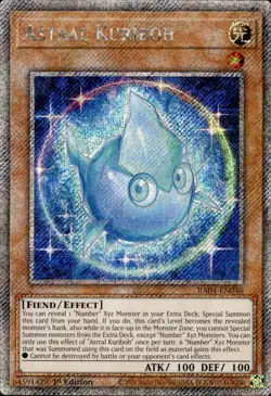 Astral Kuriboh - Platinum Secret Rare 1st Edition RA04-EN040 - NM - YuGiOh - Image 1