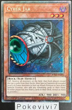 Carte YU-GI-OH! CYBER JAR RA03-EN095 PSR NEUF - Image 1