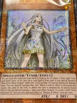 Maiden Of White | SDWD-EN041 | Quarter Century Secret Rare | SEALED! | YuGiOh! - Image 2