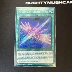 YUGIOH ARRIVE IN LIGHT SECRET RARE DAMA-EN050 1ST EDITION - Image 2