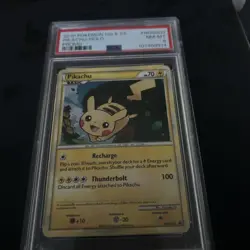 Pokemon Card | Pikachu Heart Gold & Soul Silver Promo Holo HGSS03 2010 | PSA 8 - Image 1