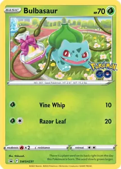 Bulbasaur SWSH231 SWSH: Sword & Shield Promo Cards Holo - Image 1