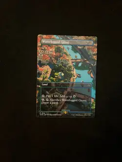 Waterlogged Grove (Borderless) [Assassin's Creed] Magic MTG Cards NM - Image 1