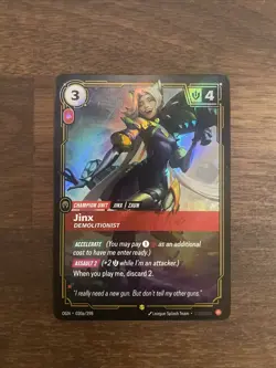 Jinx Demolitionist Alternate Art Foil Riftbound: Origins - Image 1