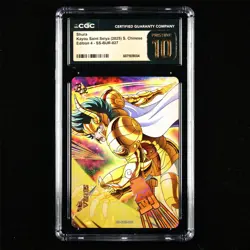 CGC Pristine 10 KAYOU 2025 Saint Seiya 4 CCG Card SS-BUR-027 Shura 019/499 - Image 2