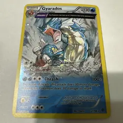 Pokemon Gyarados TCG Full Art Holo Card 21/98 XY Ancient Origins 2015 - Image 2