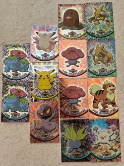13 POKEMON 1999 FOIL AND PRISM FOIL CARDS - Image 1