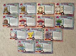 13 POKEMON 1999 FOIL AND PRISM FOIL CARDS - Image 2