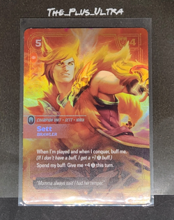 FOIL Riftbound Sett Card Brawler 164/298 English Ver League of legends - Image 1