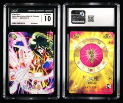CGC GEM MINT 10 KAYOU 2024 Saint Seiya 3 CCG Card SS-BUR-016 Shun 447/499 - Image 1