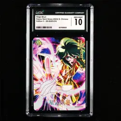 CGC GEM MINT 10 KAYOU 2024 Saint Seiya 3 CCG Card SS-BUR-016 Shun 447/499 - Image 2