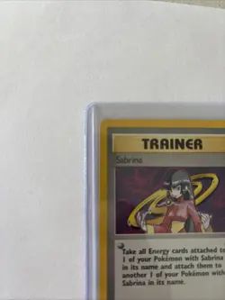Pokemon TCG Gym Challenge Sabrina Trainer Holo Unlimited Rare Card 20/132 - Image 5