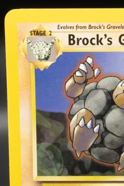Pokemon TCG Card - Brock's Golem 20/132 Gym Heroes Rare Vintage - Image 2