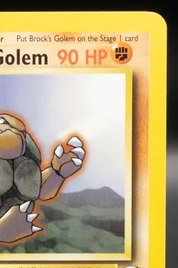 Pokemon TCG Card - Brock's Golem 20/132 Gym Heroes Rare Vintage - Image 3