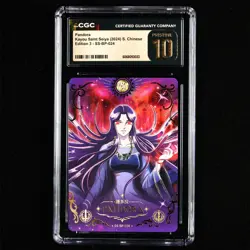 CGC Pristine 10 KAYOU 2024 Saint Seiya 3 CCG Card SS-BP-024 Pandora - Image 2