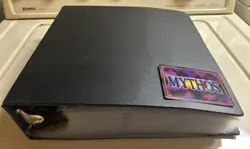 HUGE Mythos CCG Lot in Binder!! 45 Pages Loaded 1000+ Cards - Image 1