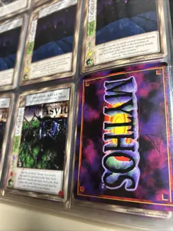 HUGE Mythos CCG Lot in Binder!! 45 Pages Loaded 1000+ Cards - Image 2