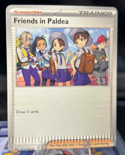 Pokemon Friends In Paldea 109/131 Miscut/Crimp Double Error Card - Image 1