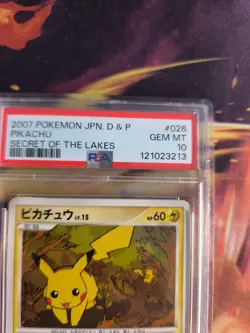 Pokemon Card Pikachu Lv. 15 Secret Lakes Mysterious Treasures Japanese PSA 10 - Image 4