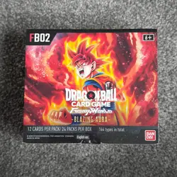 Dragon Ball Super Card Game Fusion World FB02 Blazing Aura Booster Box - Sealed - Image 2