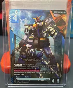Gundam Card Game - Psycho Gundam - Dual Impact - GD02-001 LR - NM - Image 1