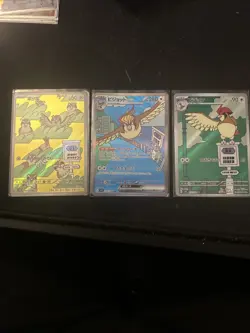 Pokemon Card Pidgey Pidgeotto Pidgeot AR SAR Set NM SV3 Ruler of the Black Flame - Image 1