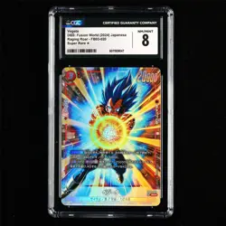 CGC NM/MINT 8 BANDAI 2024 Dragon Ball JPN.CCG SR Card FB03-020 Vegeta - Image 1