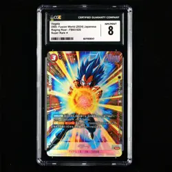 CGC NM/MINT 8 BANDAI 2024 Dragon Ball JPN.CCG SR Card FB03-020 Vegeta - Image 2