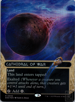 Cathedral of War (0006) (Borderless) Edge of Eternities: Stellar Sights Foil - Image 1