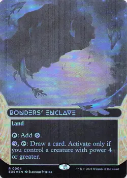Bonders' Enclave (0004) (Borderless) Edge of Eternities: Stellar Sights Foil - Image 1