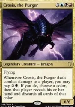 1 x Crosis, the Purger - Commander 2017 - Light Play - MTG - Image 1