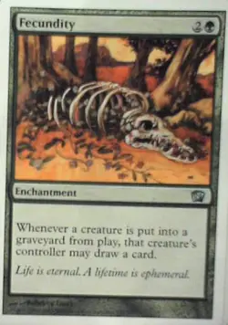 Fecundity - 8th Edition: #247, Magic: The Gathering Nm R43 - Image 1