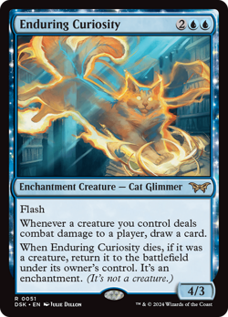 Enduring Curiosity #51 | Near Mint | DSK Duskmourn Magic MTG - Image 1