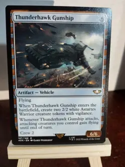 MTG Thunderhawk Gunship Universes Beyond Warhammer 40000 LP Magic Gathering X1 - Image 1
