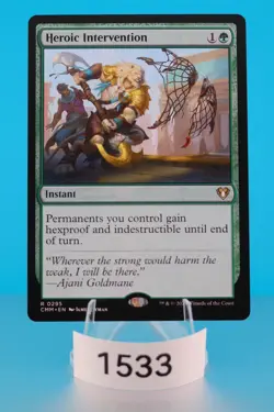 MTG Heroic Intervention Commander Masters Regular #295 - Image 1