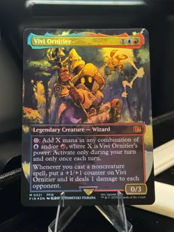 Vivi Ornitier (Borderless) (Grading Ready) MTG:FIN #0321 Foil - Image 1