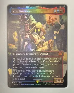 Vivi Ornitier (Borderless) (Grading Ready) MTG:FIN #0321 Foil - Image 4