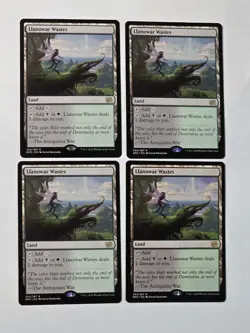 4x Llanowar Wastes - The Brother's War - Near Mint - MTG - Image 1