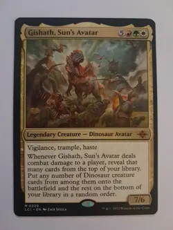 Gishath, Sun's Avatar NM/M Magic the Gathering Lost Caverns Of Ixalan LCI MTG - Image 1