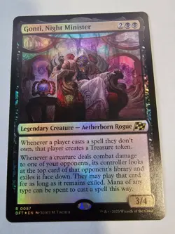 MTG -FOIL Gonti, Night Minister - Aetherdrift - Image 1