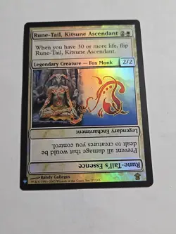 Rune-Tail Kitsune Ascendant FOIL x1 - MTG ENGLISH Rare - Check My Store - Image 1